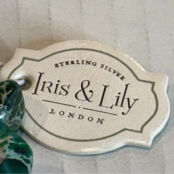 🆕 💚 King Jasper Goddess Necklace – Iris & Lily London – Sterling Silver 💚 - Picture 11 of 16